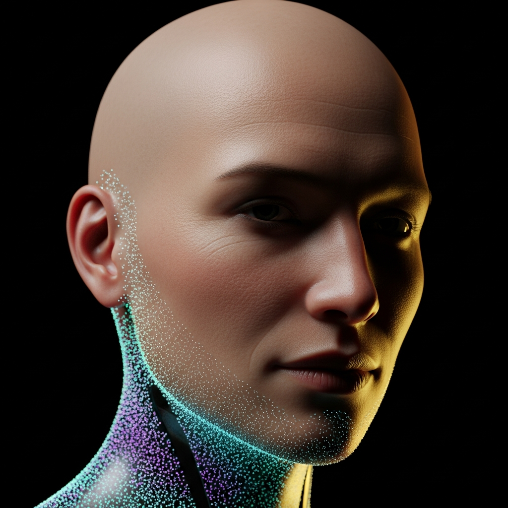 Androgynous bald