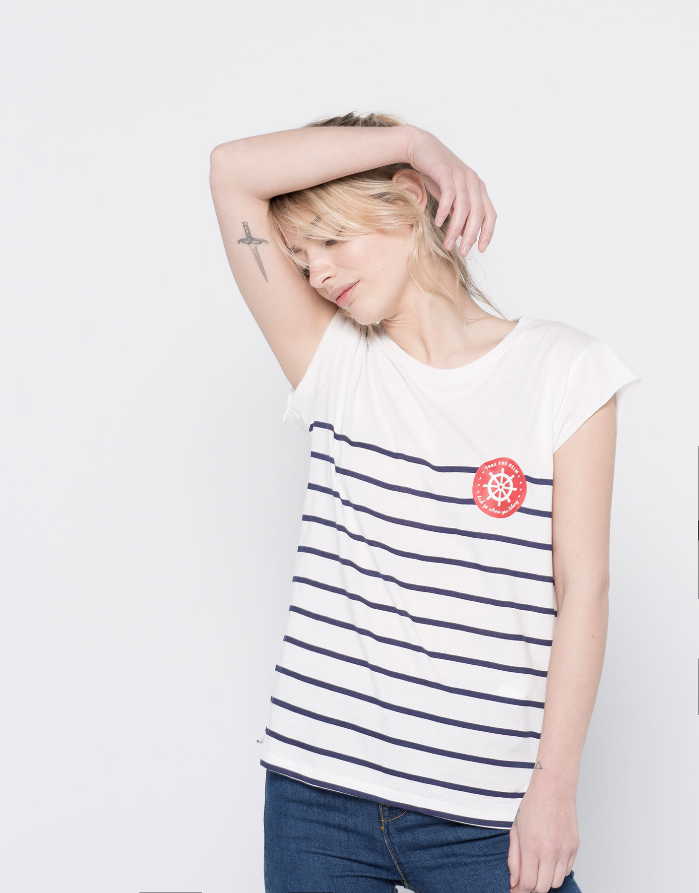 humanlike.co SAILOR STYLE T-SHIRT by Pull&Bear